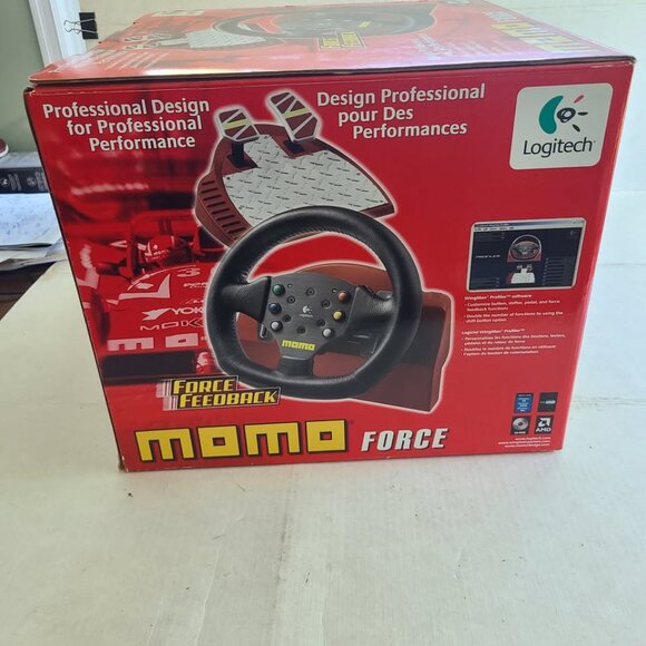 Logitech Momo Force PC Racing Wheel (New) - Picture 3 of 5